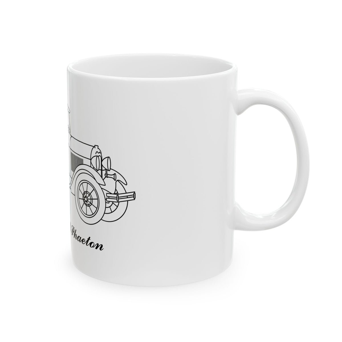 1928 Phaeton White Mug