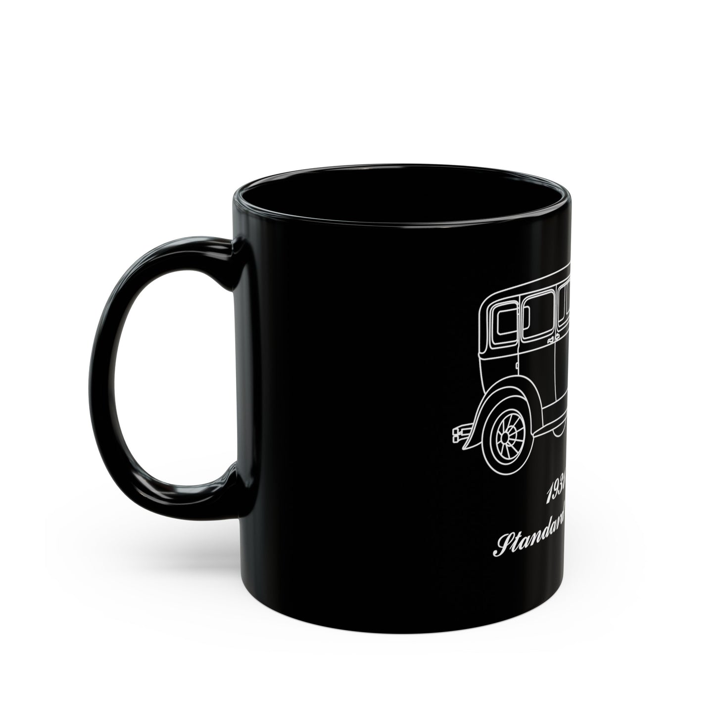 1931 Standard Fordor Sedan Black Mug