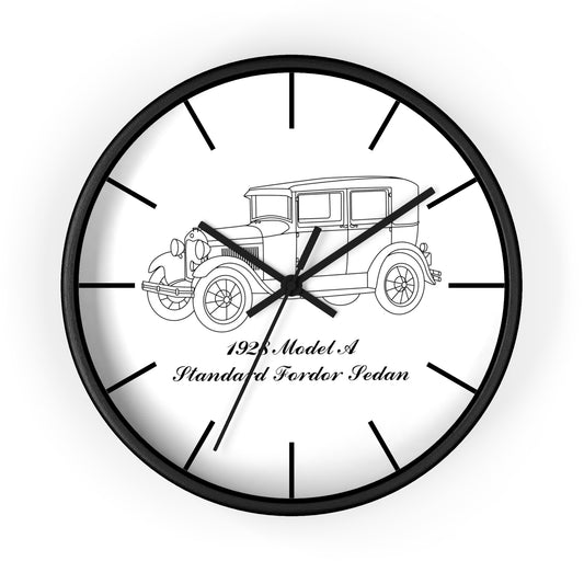 1928 Standard Fordor Sedan Delivery Wall Clock