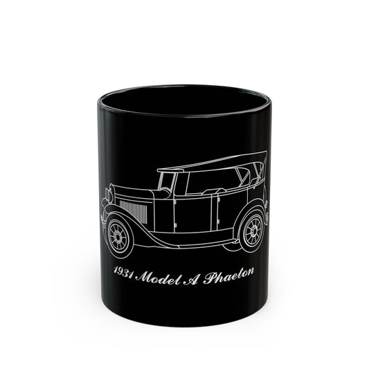 1931 Phaeton Black Mug