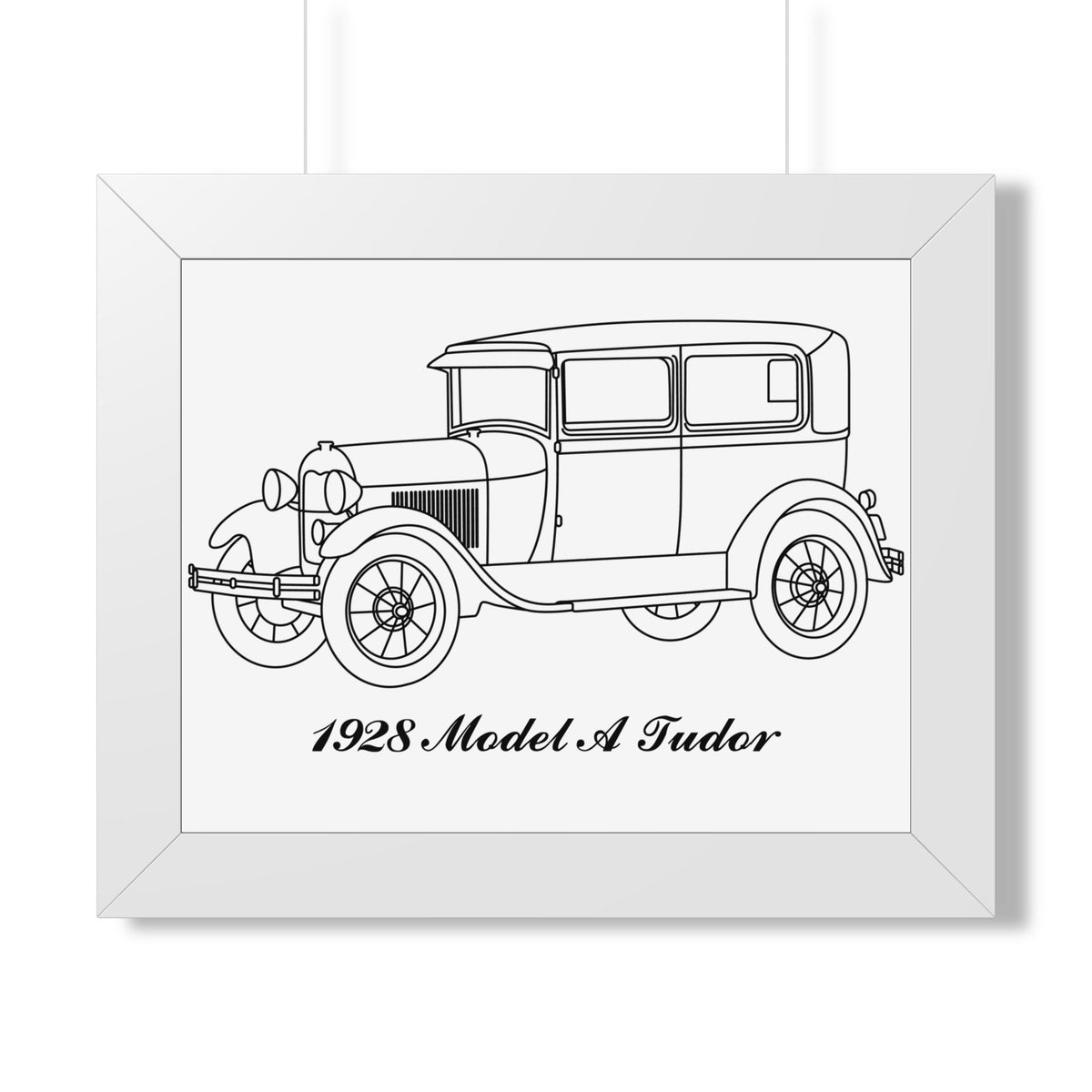 1928 Tudor Framed Drawing