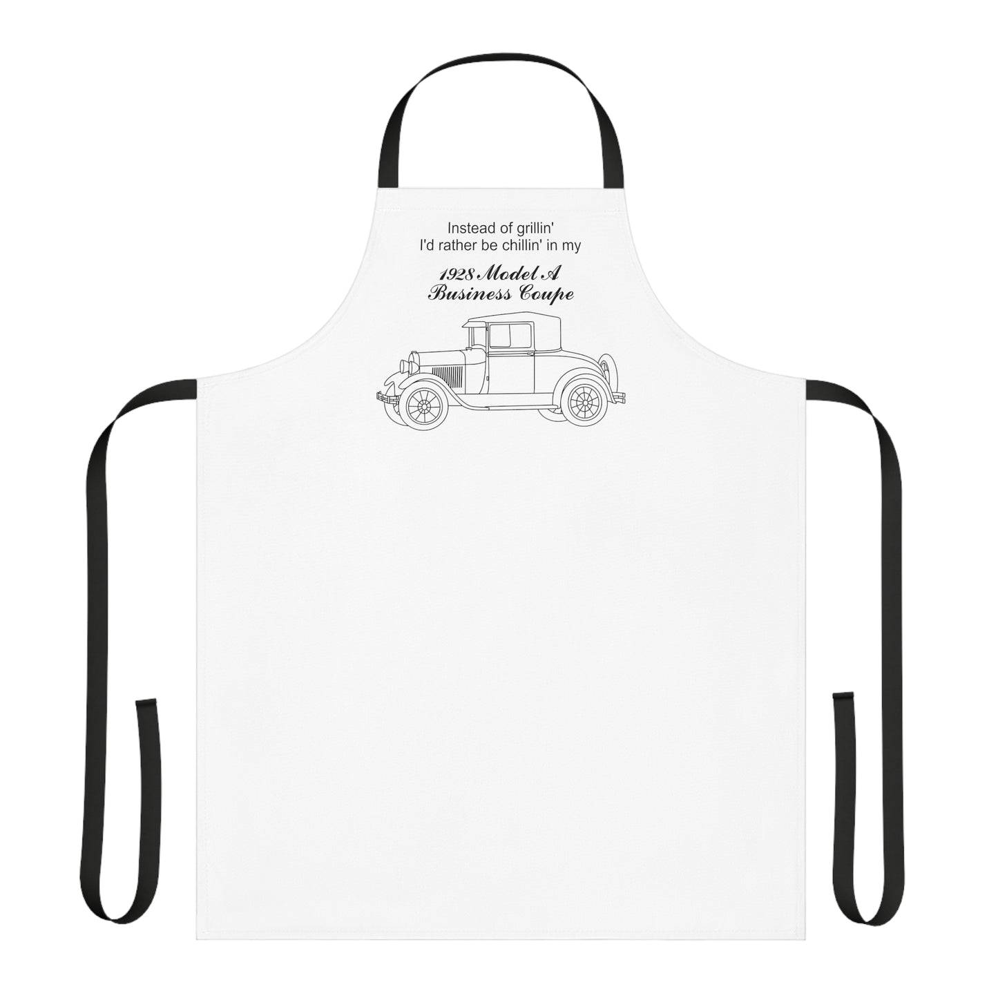 1928 Business Coupe Grillin' Apron