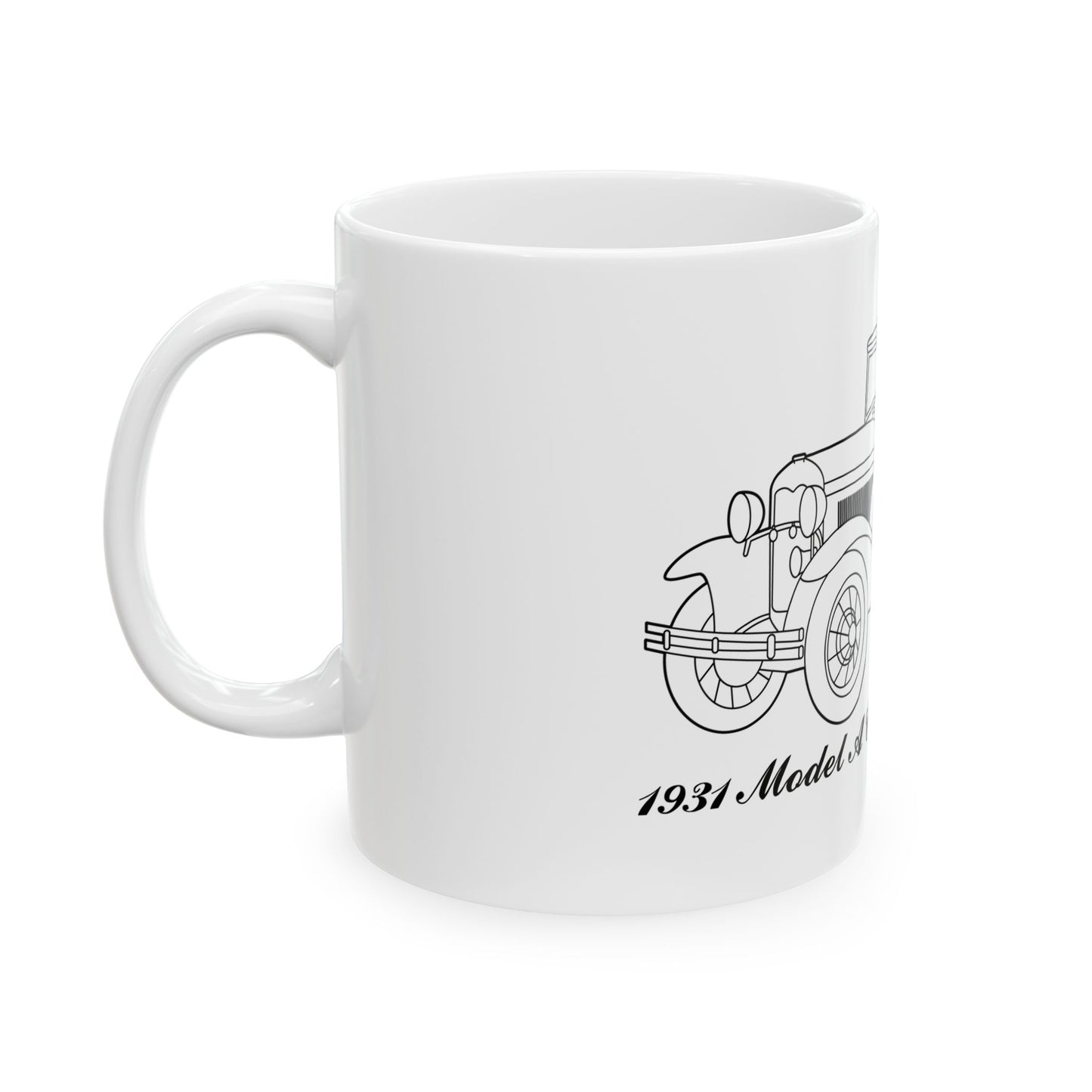 1931 Convertible Sedan White Mug