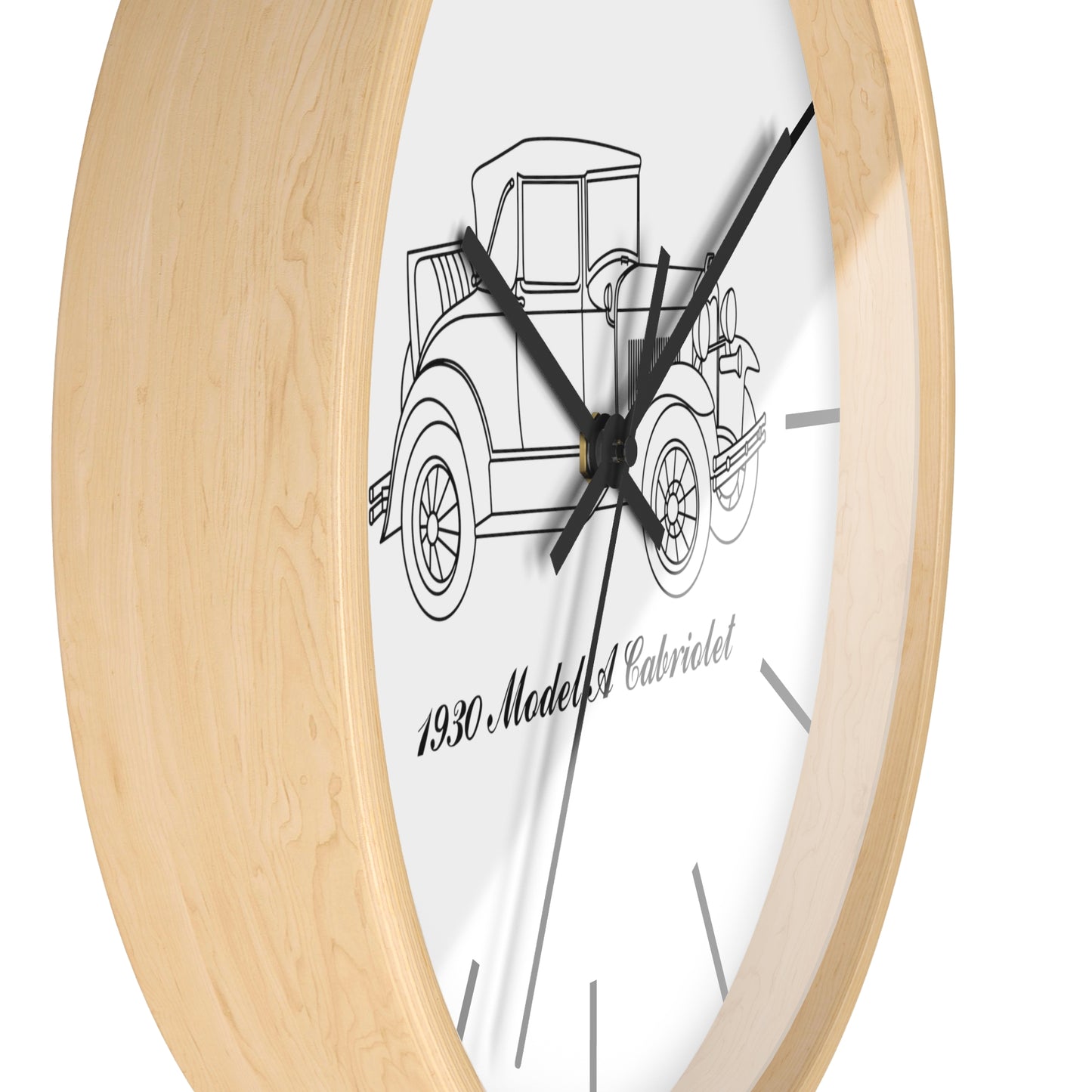 1930 Cabriolet Wall Clock