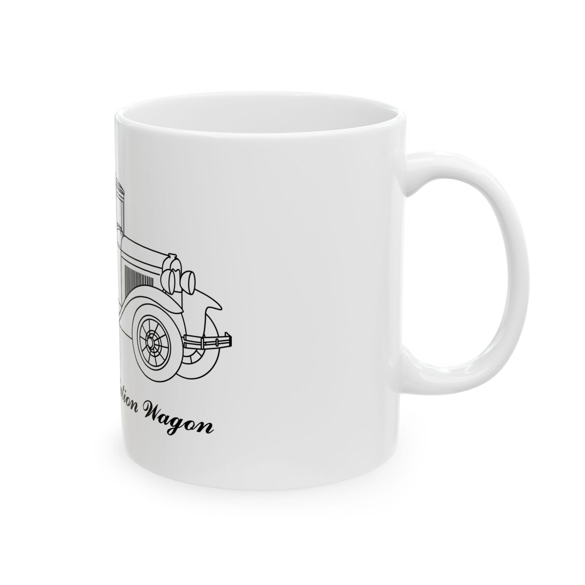 1931 Station Wagon White Mug