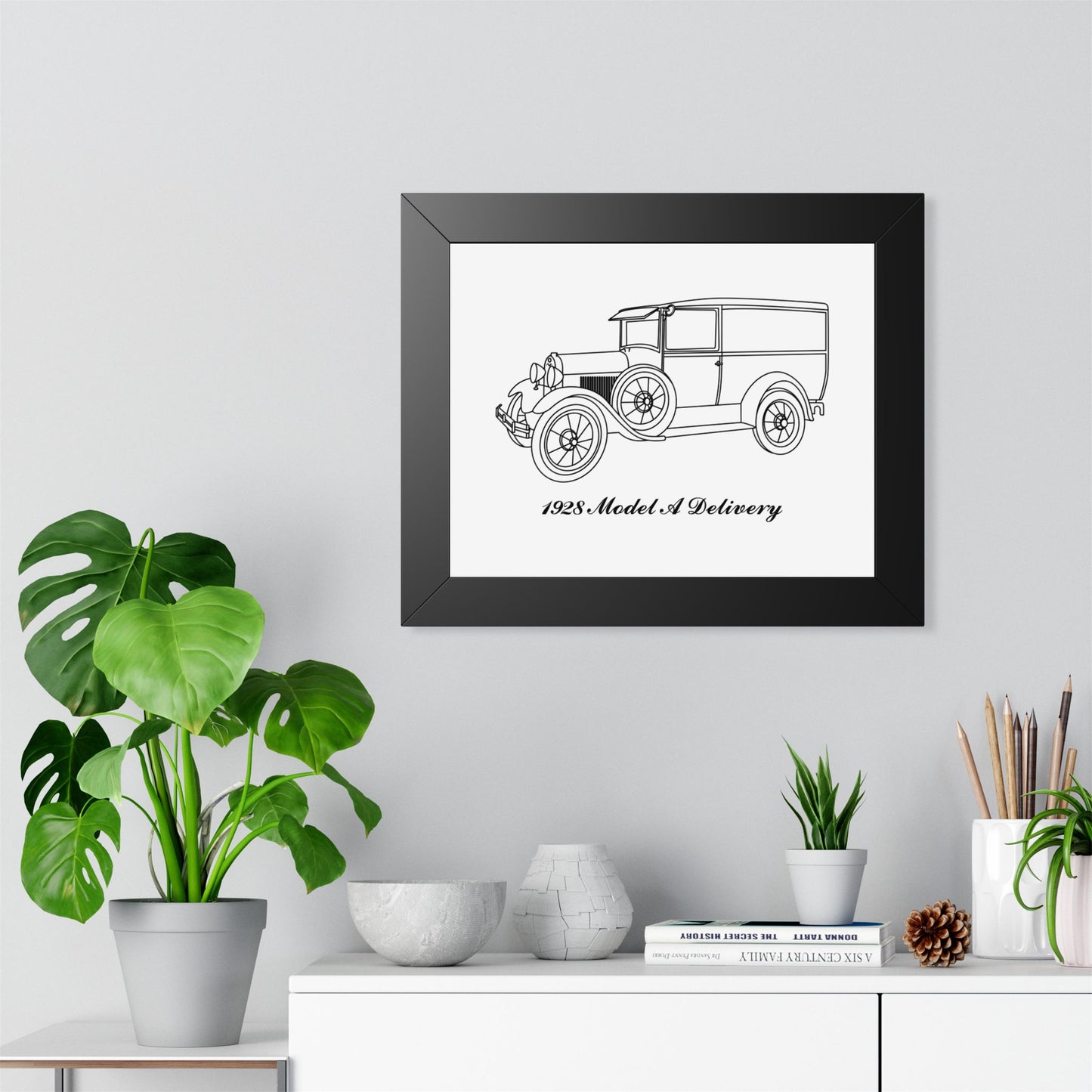1928 Delivery Framed Drawing