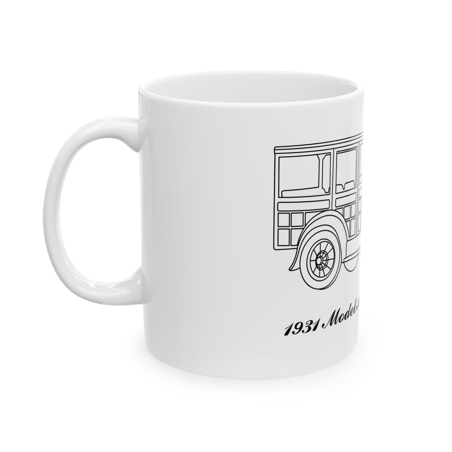 1931 Station Wagon White Mug