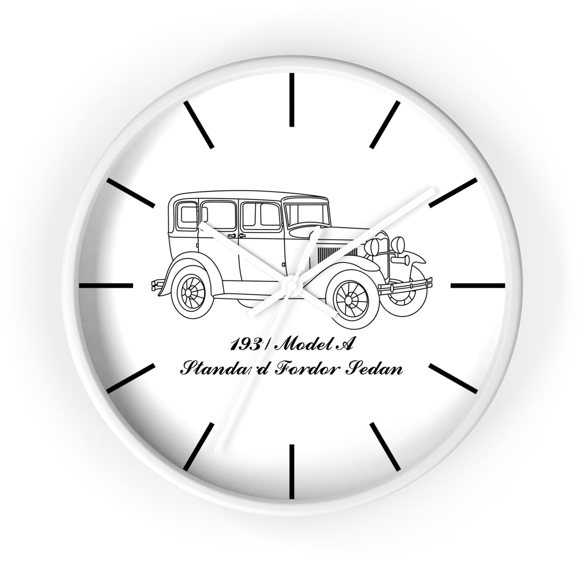 1931 Standard Fordor Sedan Wall Clock