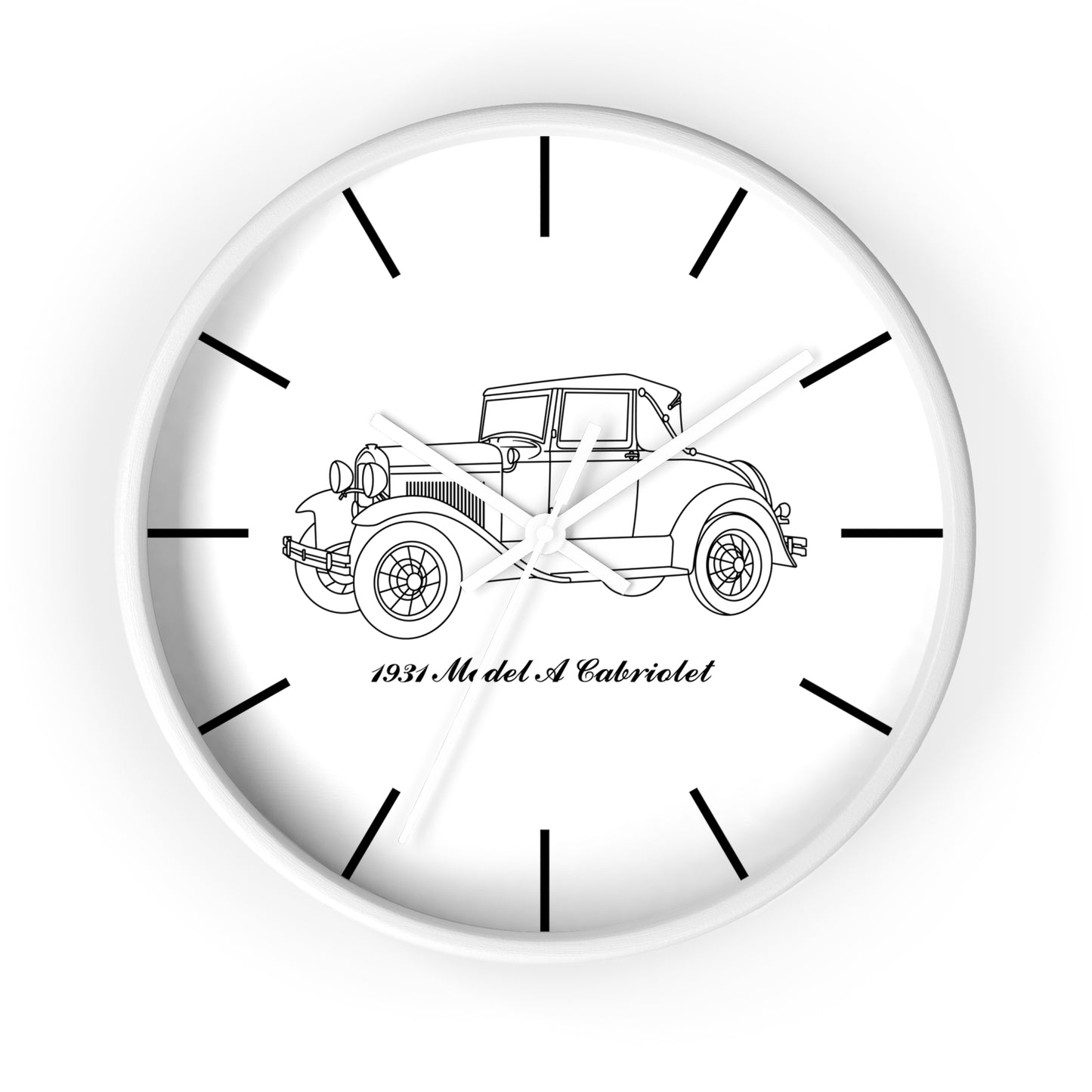 1931 Cabriolet Wall Clock