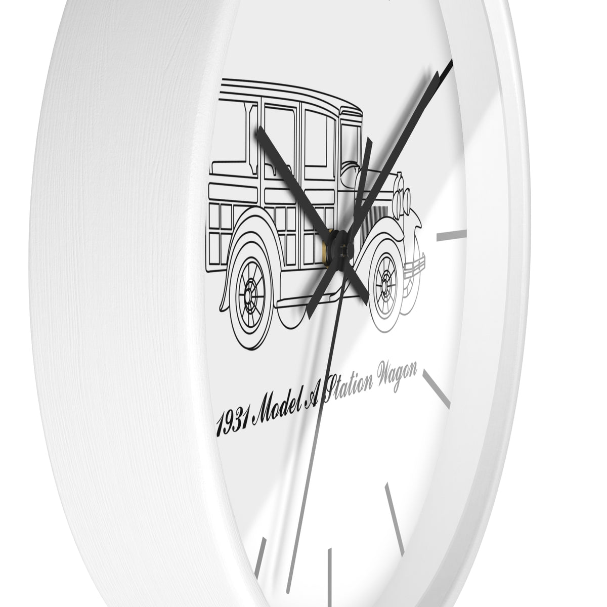 1931 Station Wagon Wall Clock