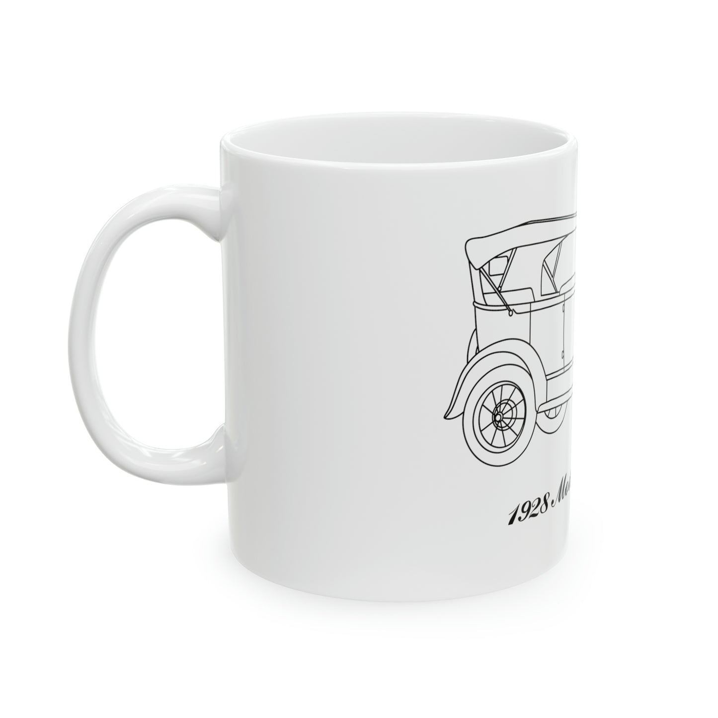 1928 Phaeton White Mug