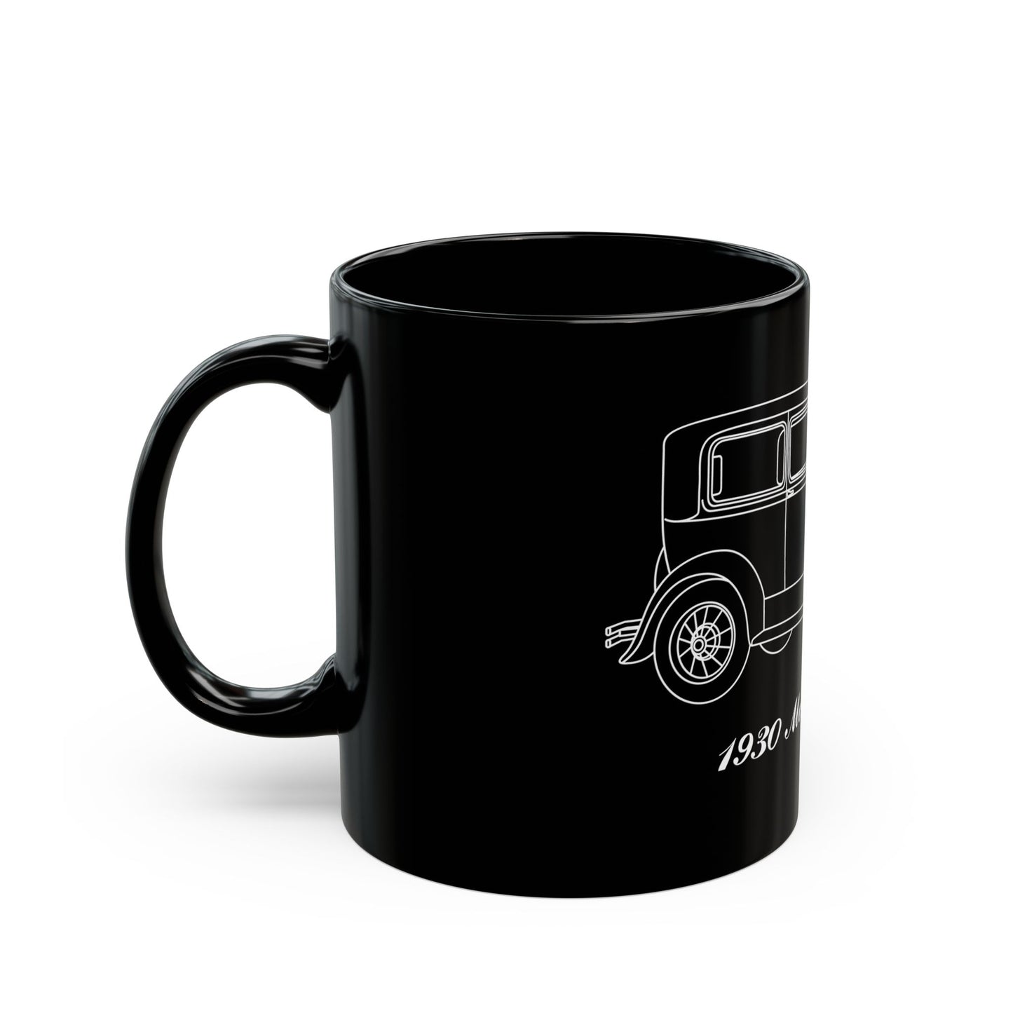 1930 Tudor Black Mug