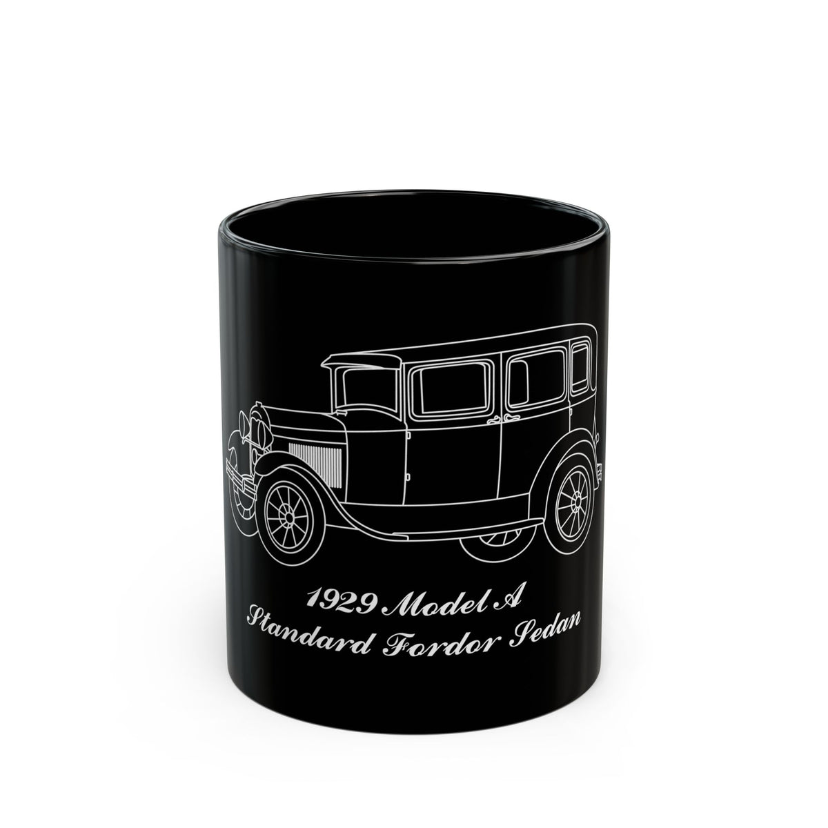 1929 Standard Fordor Sedan (3-Window) Black Mug