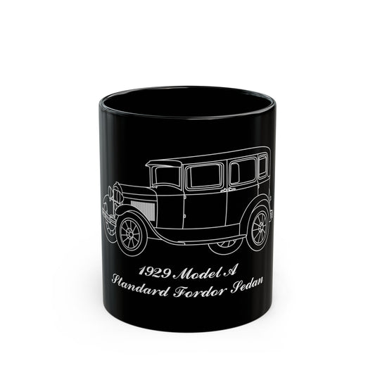 1929 Standard Fordor Sedan (3-Window) Black Mug
