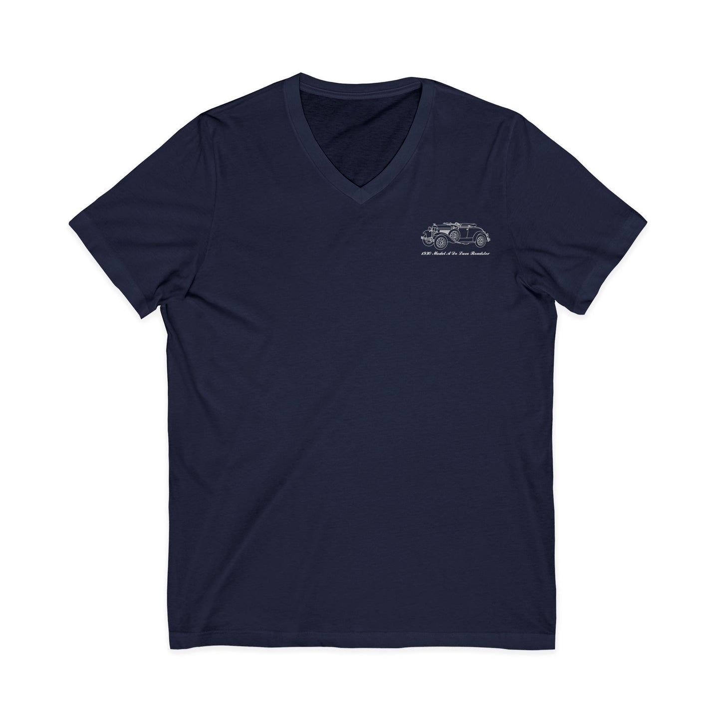 1930 De Luxe Roadster Women's V-Neck Shirt