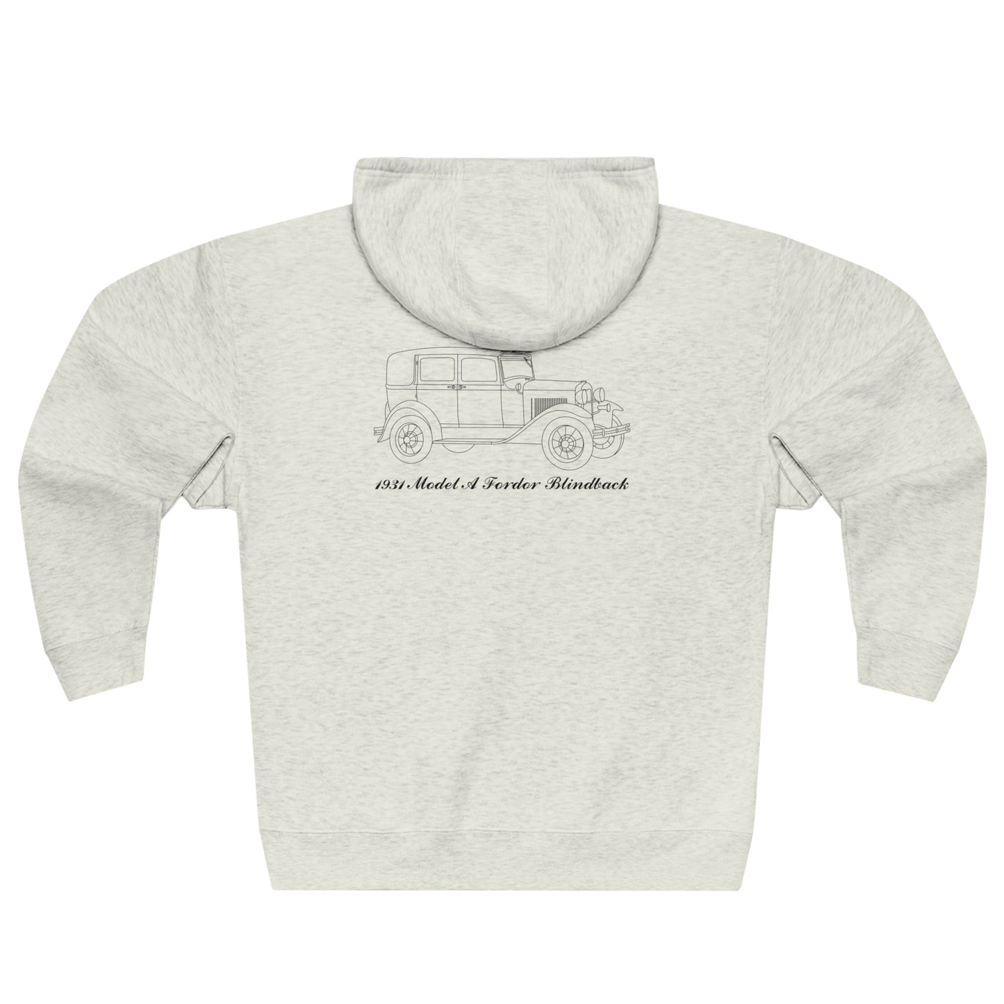 1931 Fordor Town Sedan Blindback Hoodie