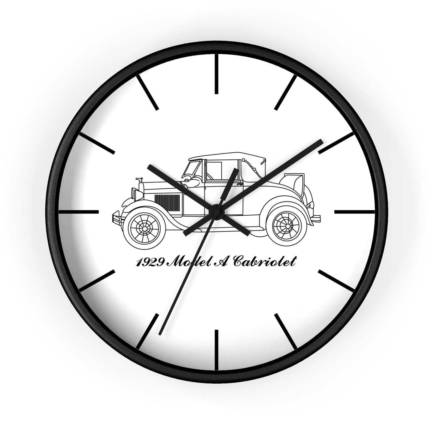 1929 Cabriolet Wall Clock