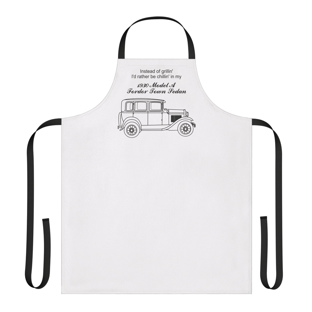 1930 Fordor Town Sedan Grillin' Apron