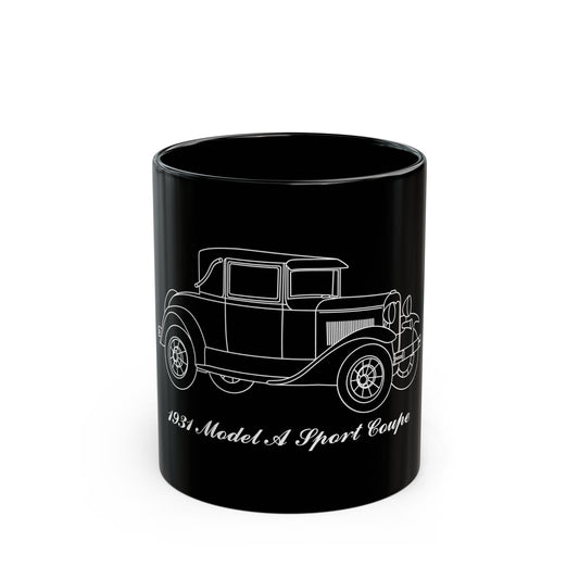 1931 Sport Coupe Black Mug