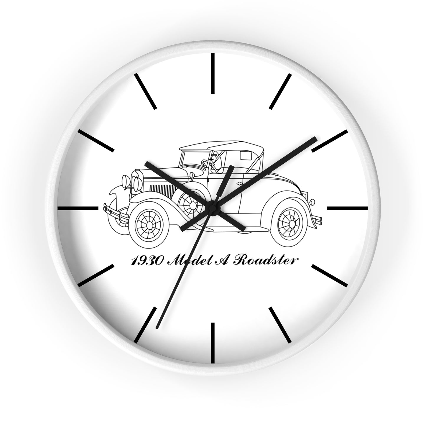 1930 Roadster Wall Clock