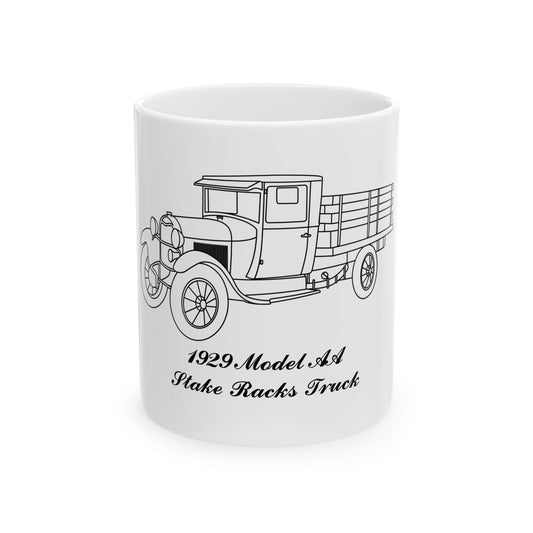1929 AA Stake Racks White Mug