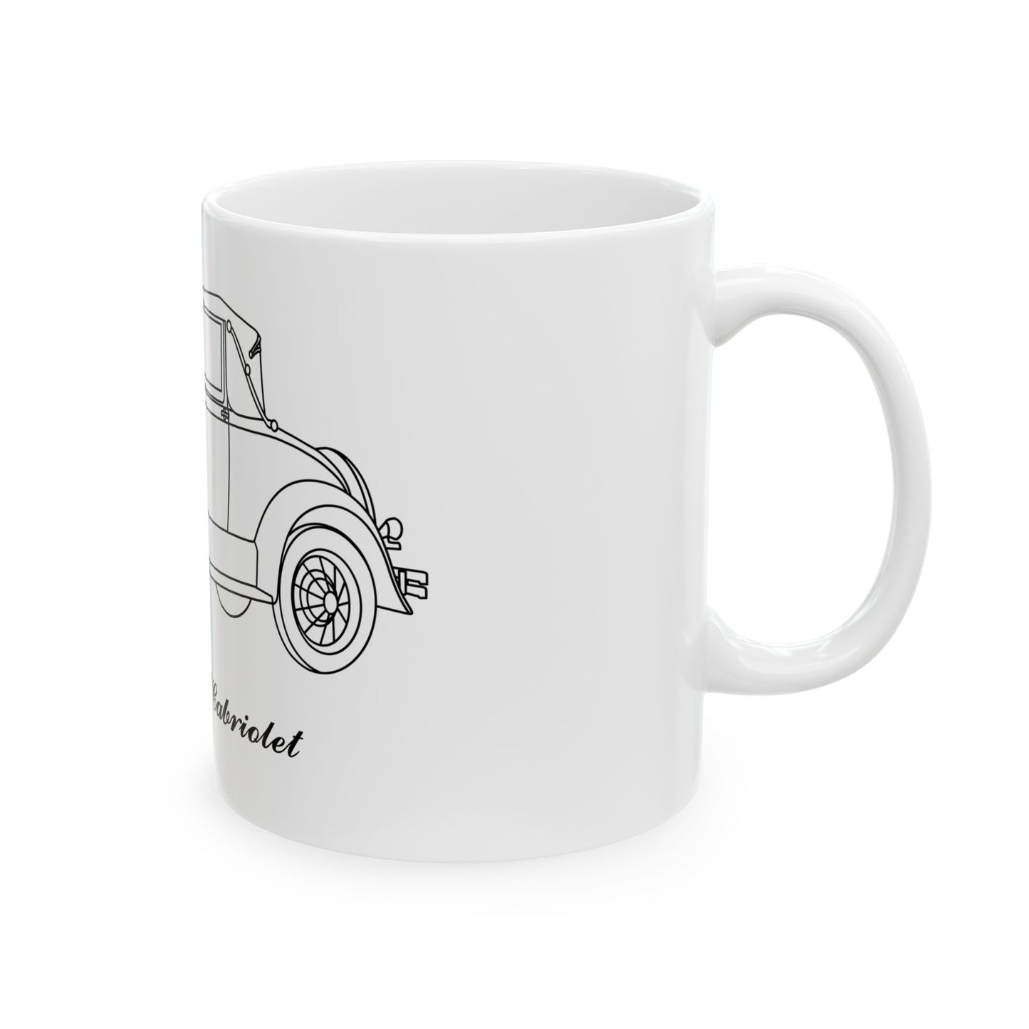 1931 Cabriolet White Mug