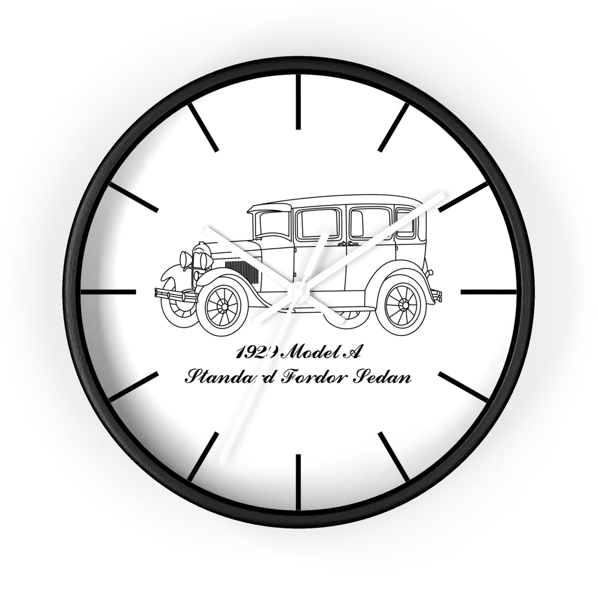 1929 Standard Fordor Sedan (3-Window) Wall Clock