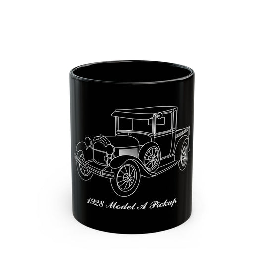 1928 Pickup Black Mug