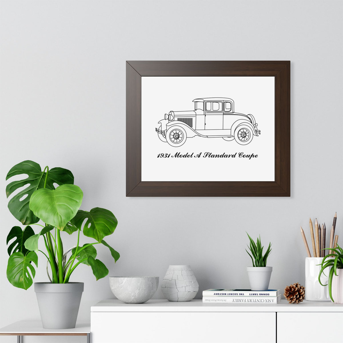 1931 Standard Coupe Framed Drawing