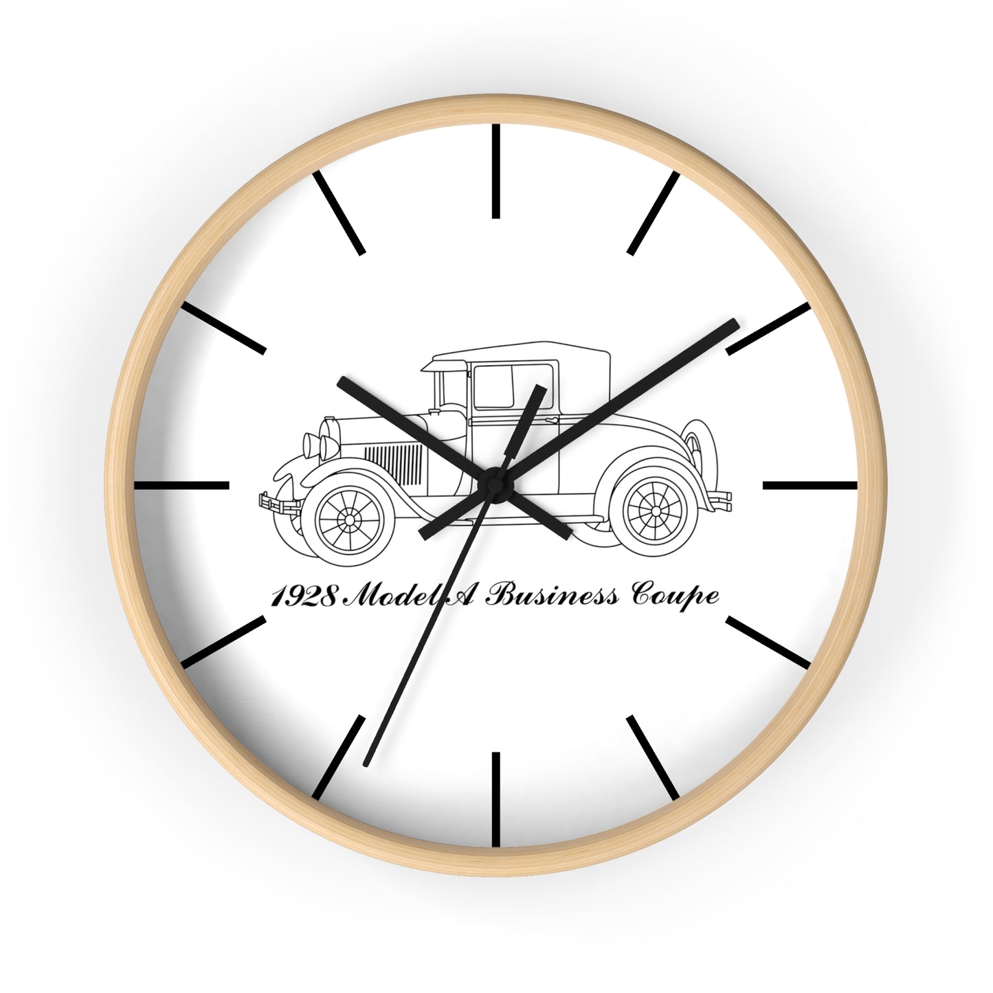 1928 Business Coupe Wall Clock