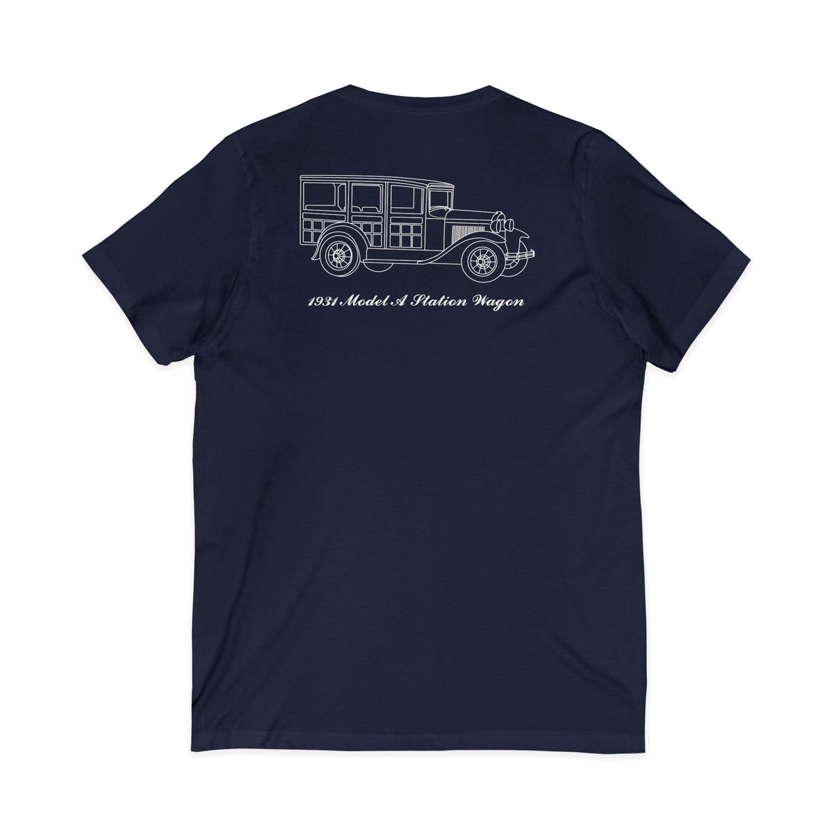 1931 Station Wagon Women's V-Neck Shirt