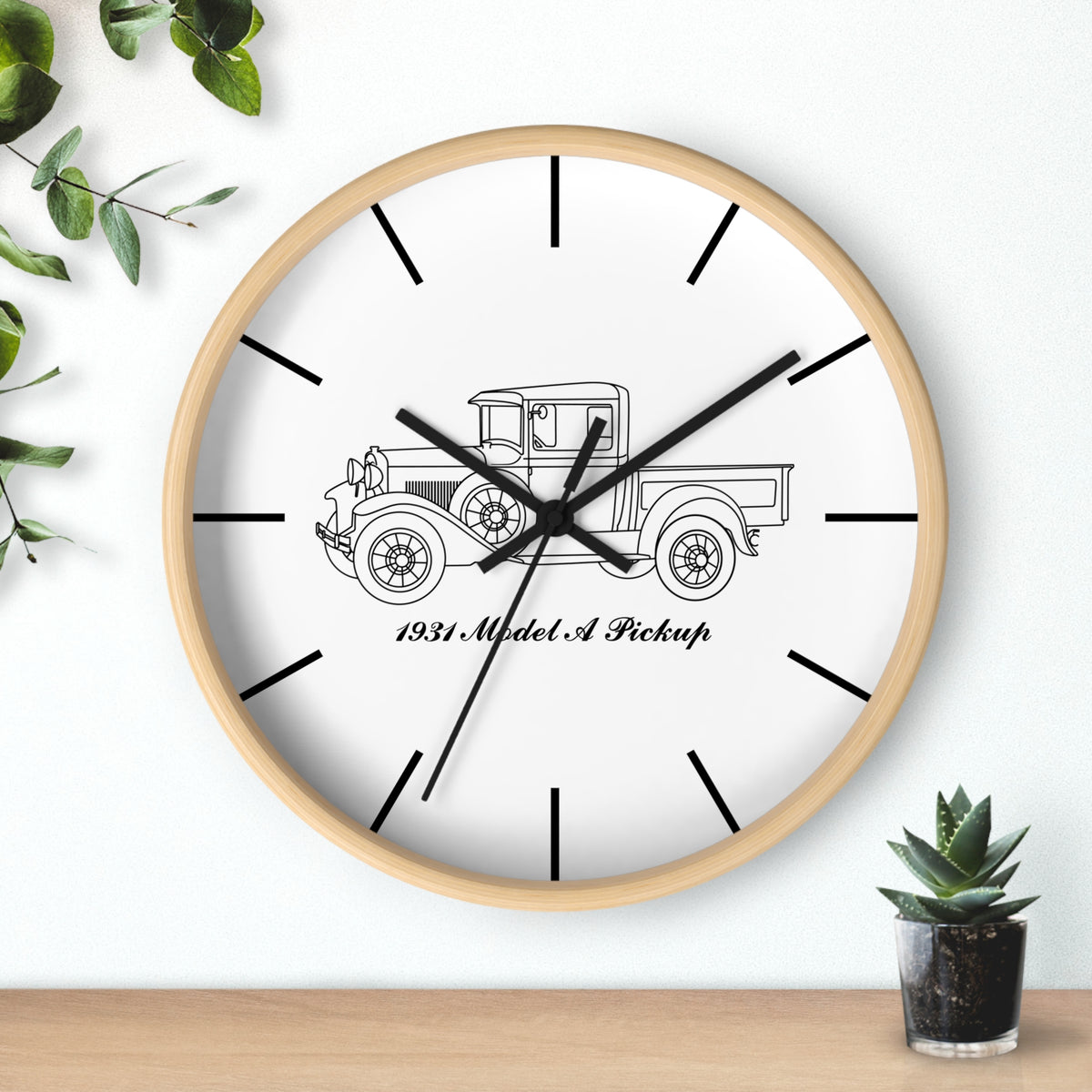 1931 Pickup Wall Clock