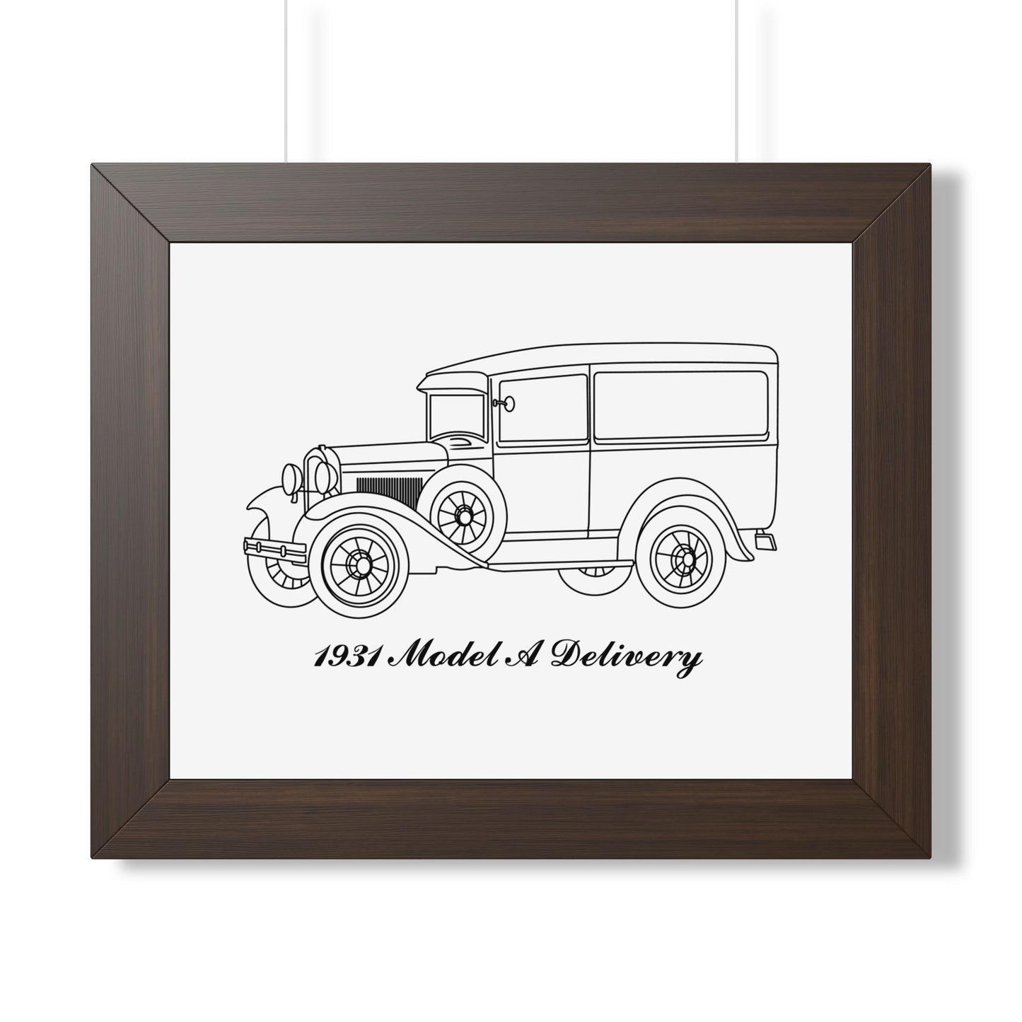 1931 Delivery Framed Drawing