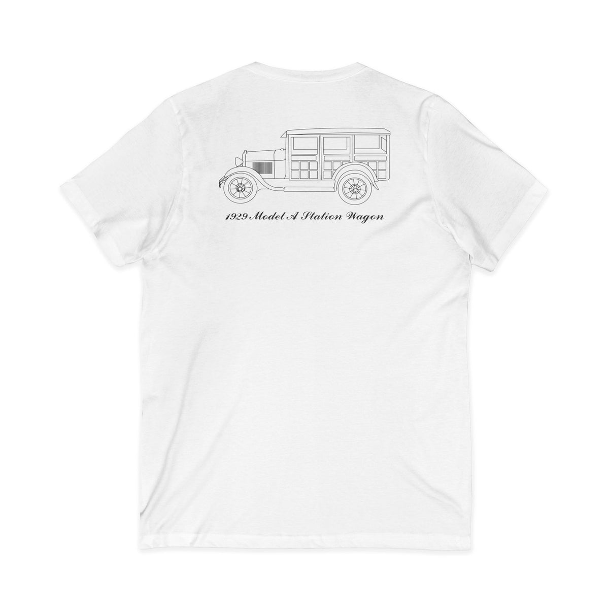 1929 Station Wagon Women's V-Neck Shirt