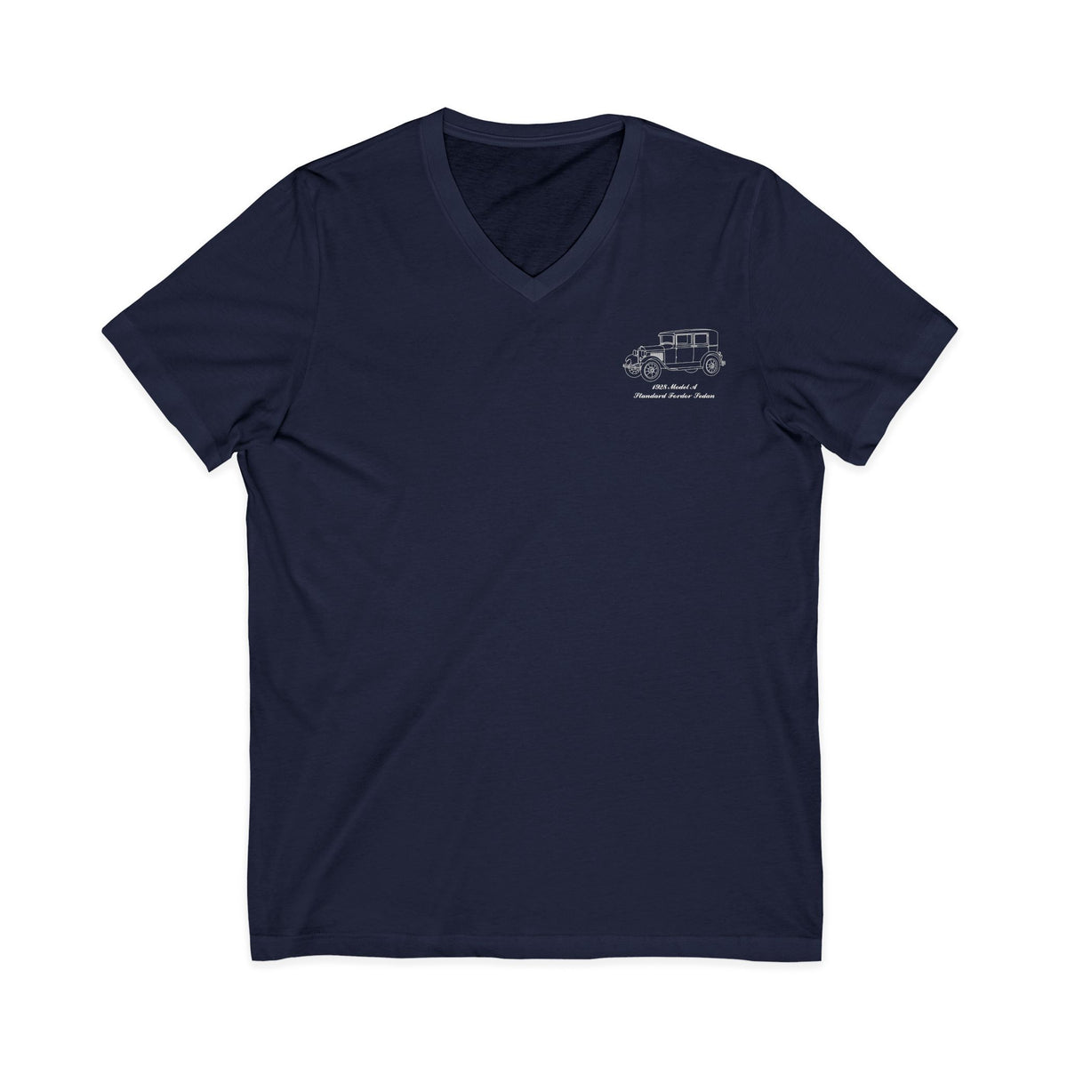 1928 Standard Fordor Sedan Women's V-Neck Shirt