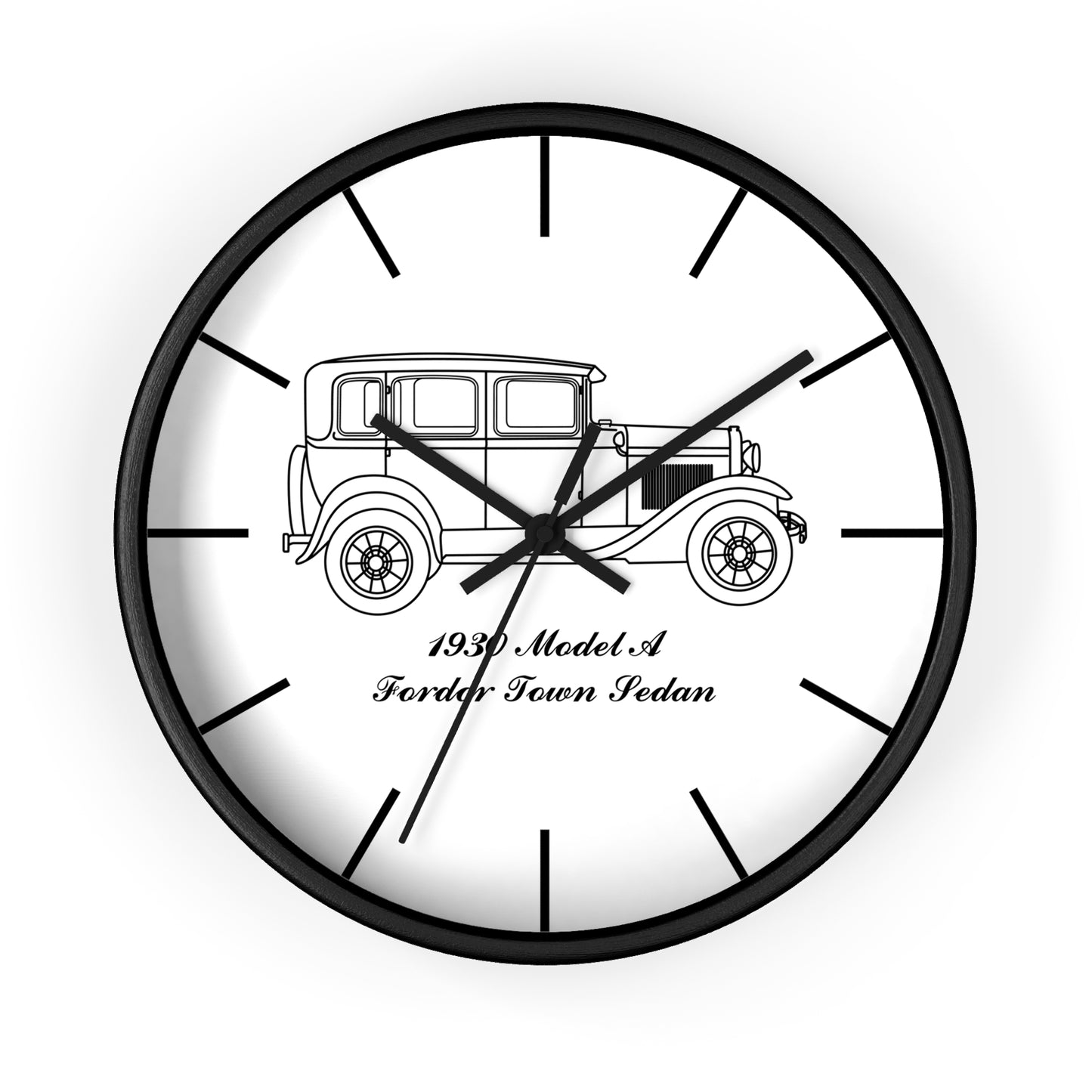 1930 Fordor Town Sedan Wall Clock