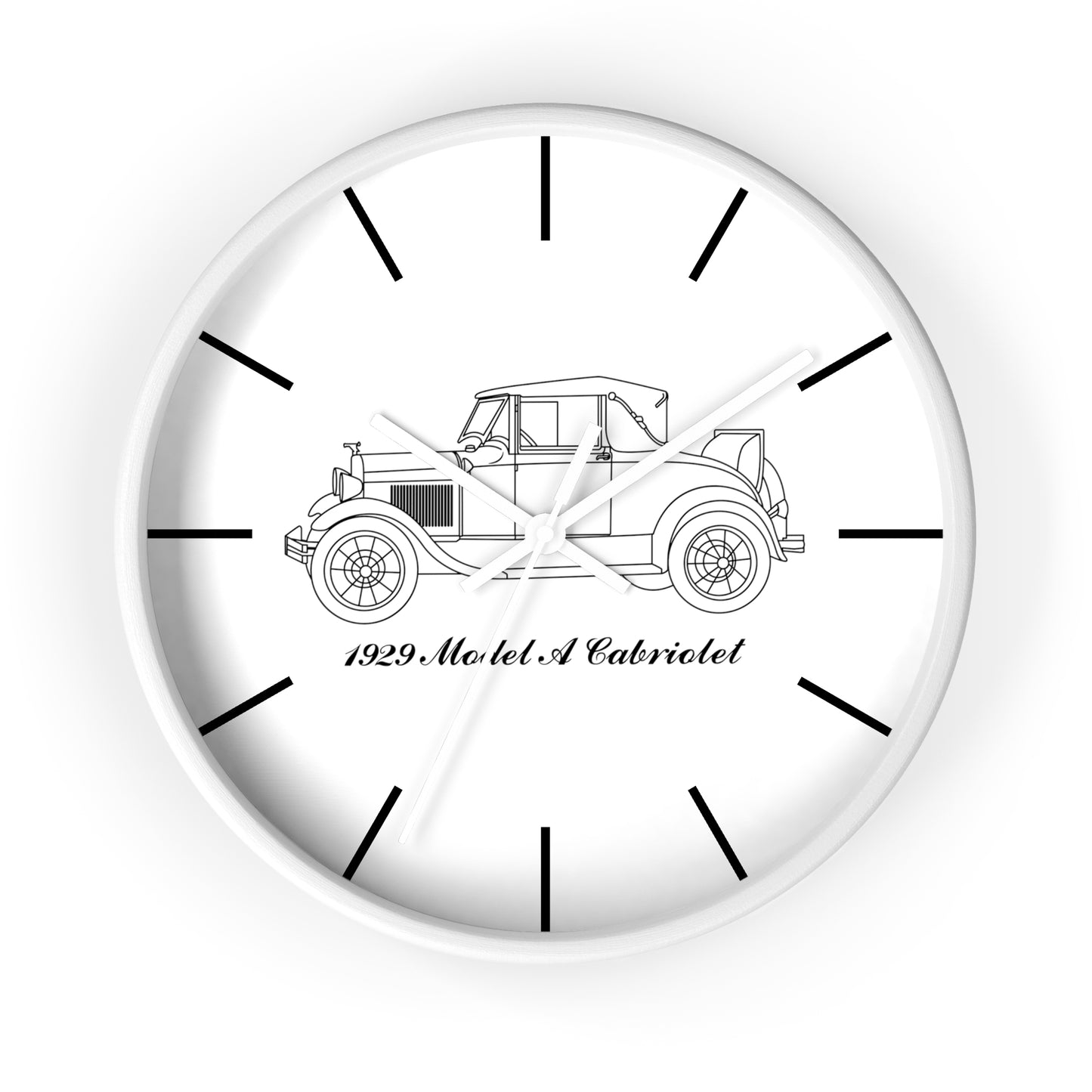 1929 Cabriolet Wall Clock