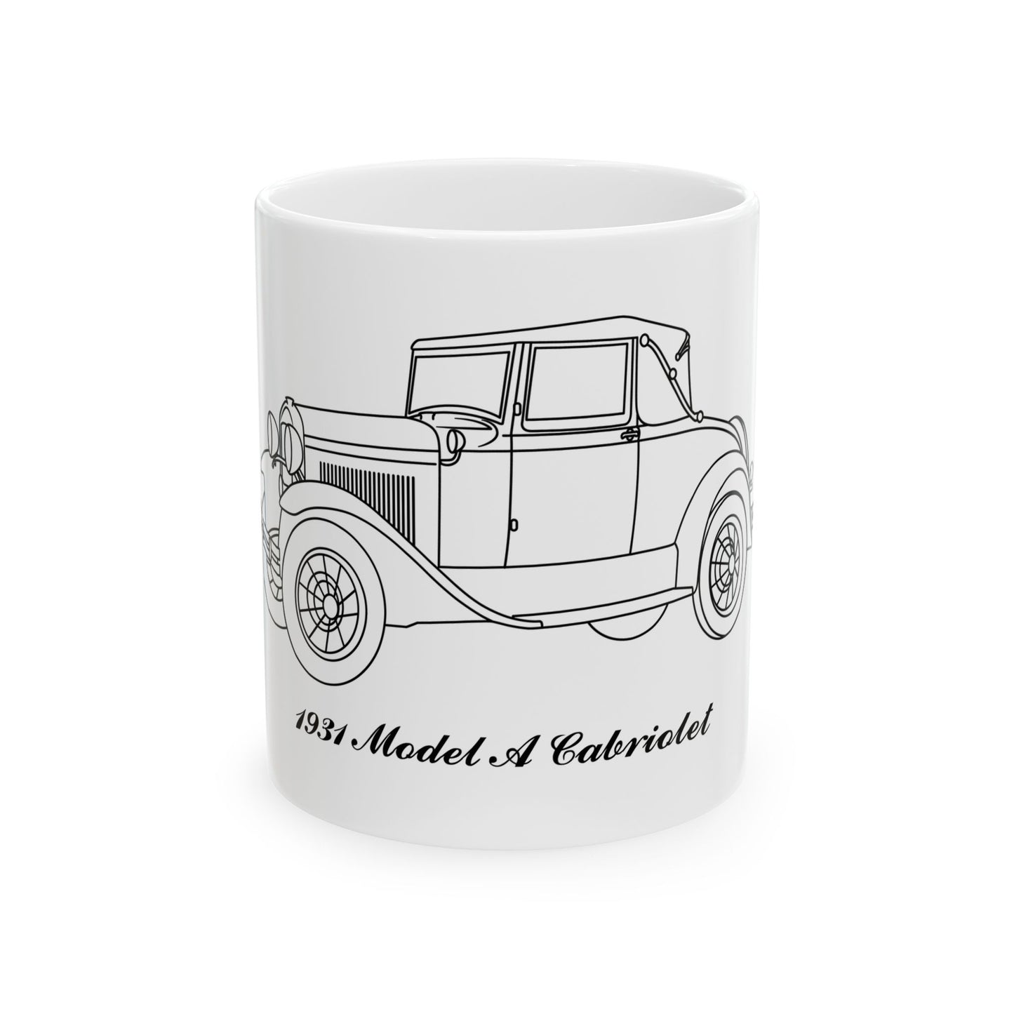 1931 Cabriolet White Mug