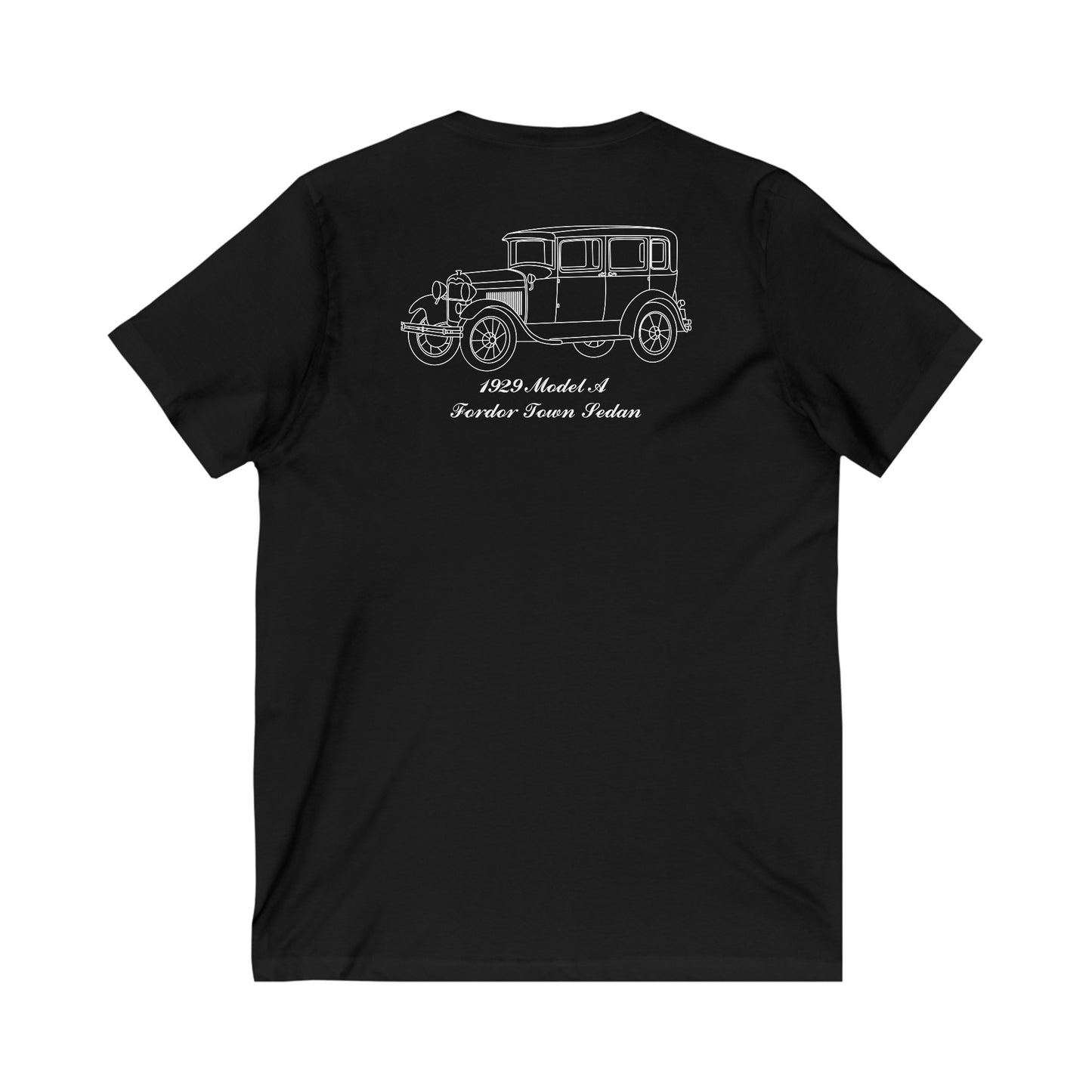 1929 Fordor Town Sedan Women's V-Neck Shirt