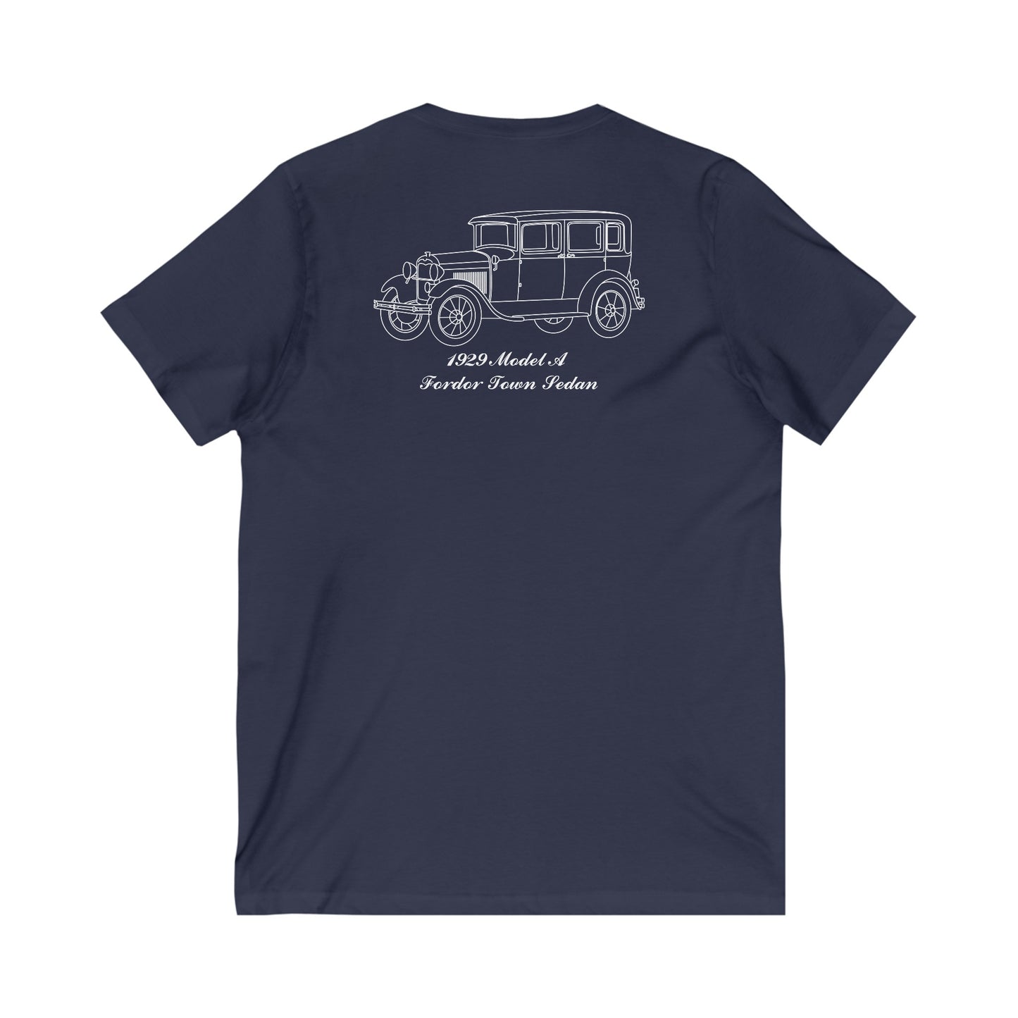 1929 Fordor Town Sedan Women's V-Neck Shirt