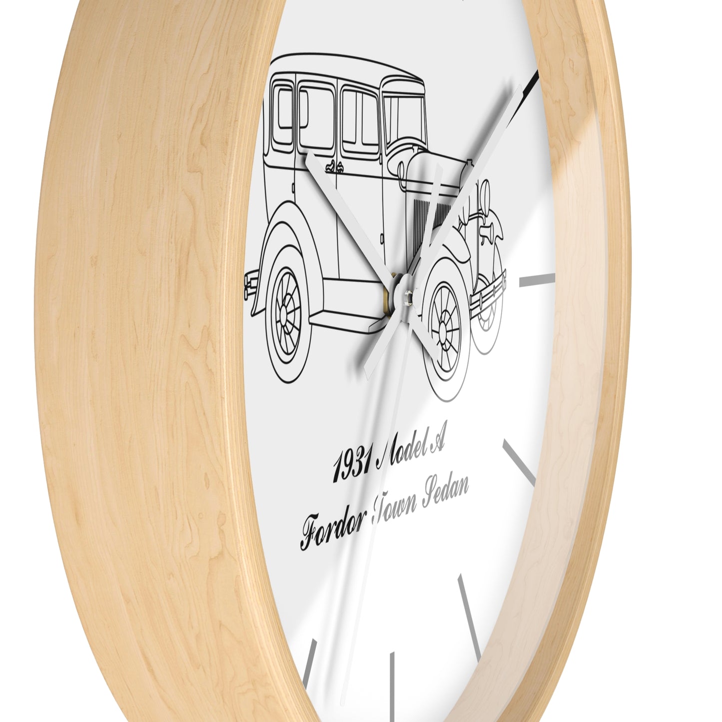 1931 Fordor Town Sedan Wall Clock