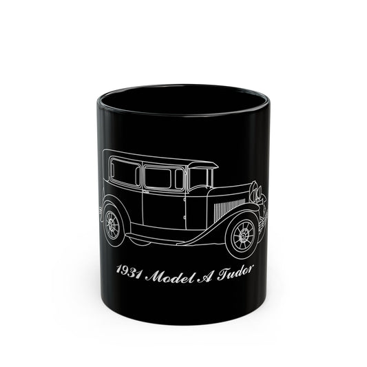1931 Tudor Black Mug