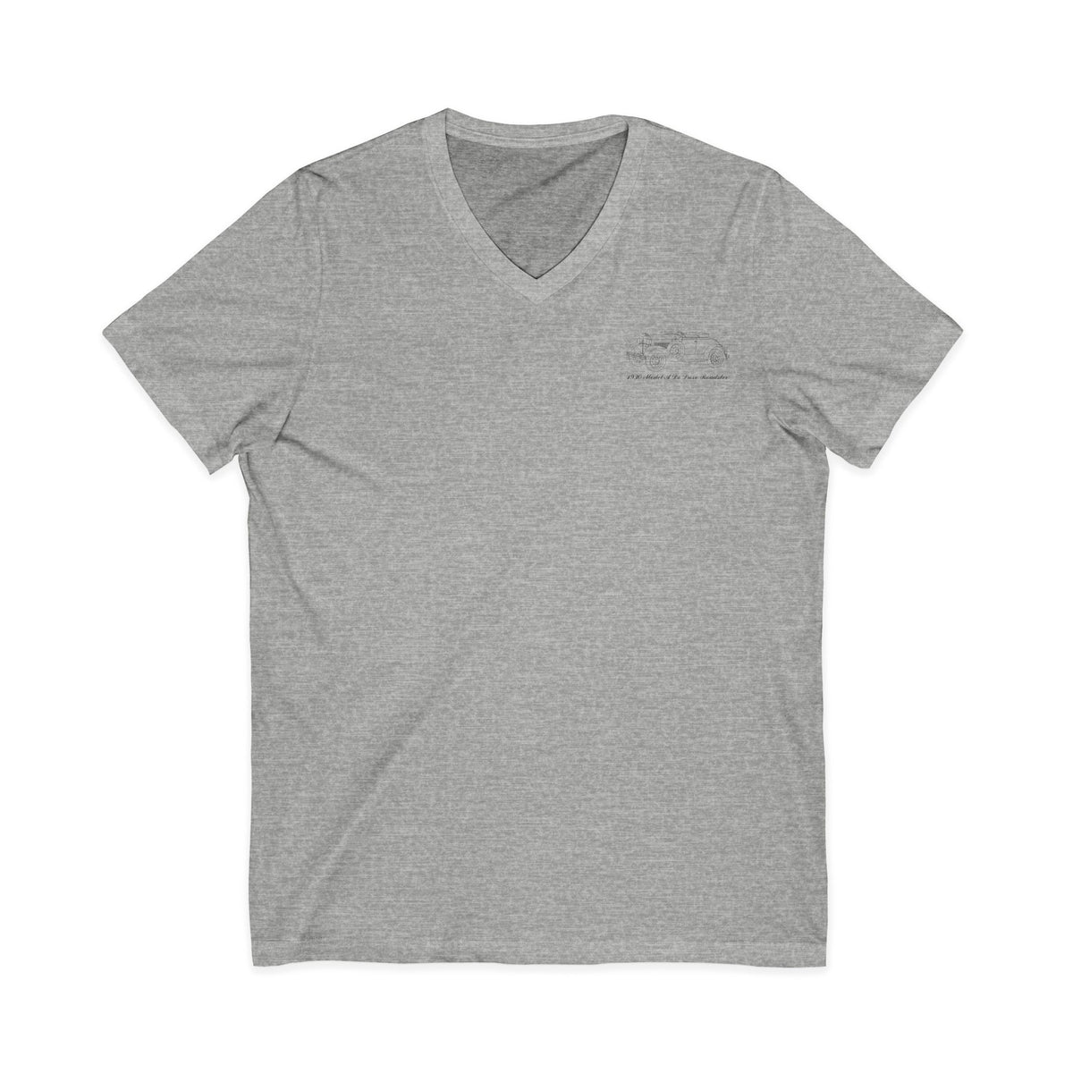 1930 De Luxe Roadster Women's V-Neck Shirt