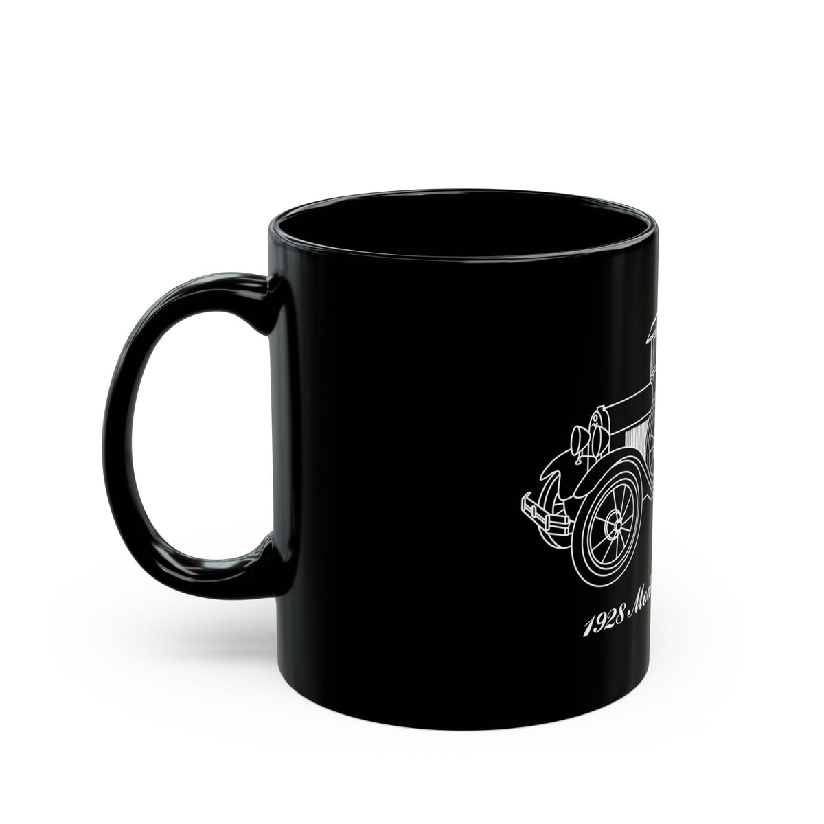 1928 Delivery Black Mug