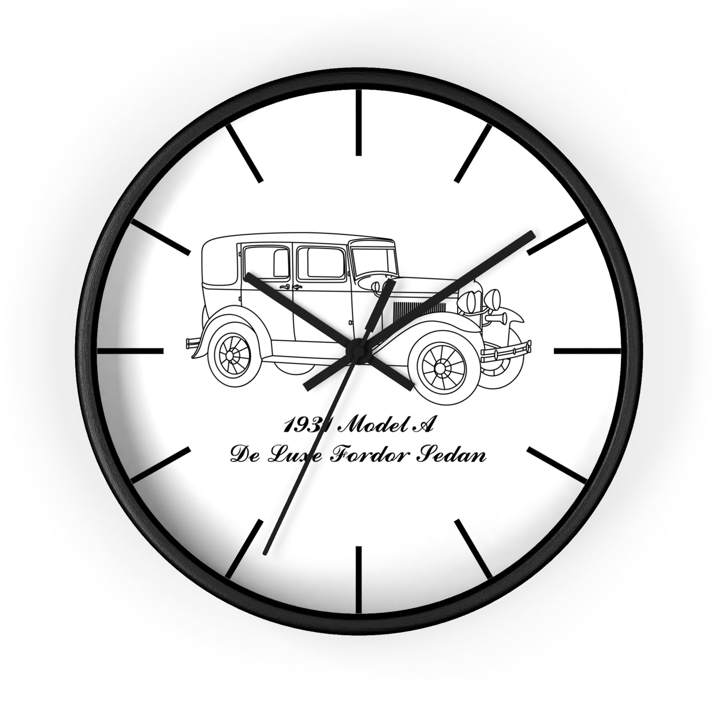 1931 De Luxe Fordor Sedan Wall Clock