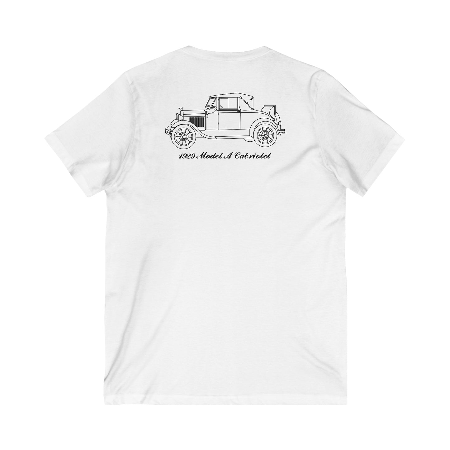 1929 Cabriolet Women's V-Neck Shirt