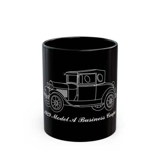1929 Business Coupe Black Mug
