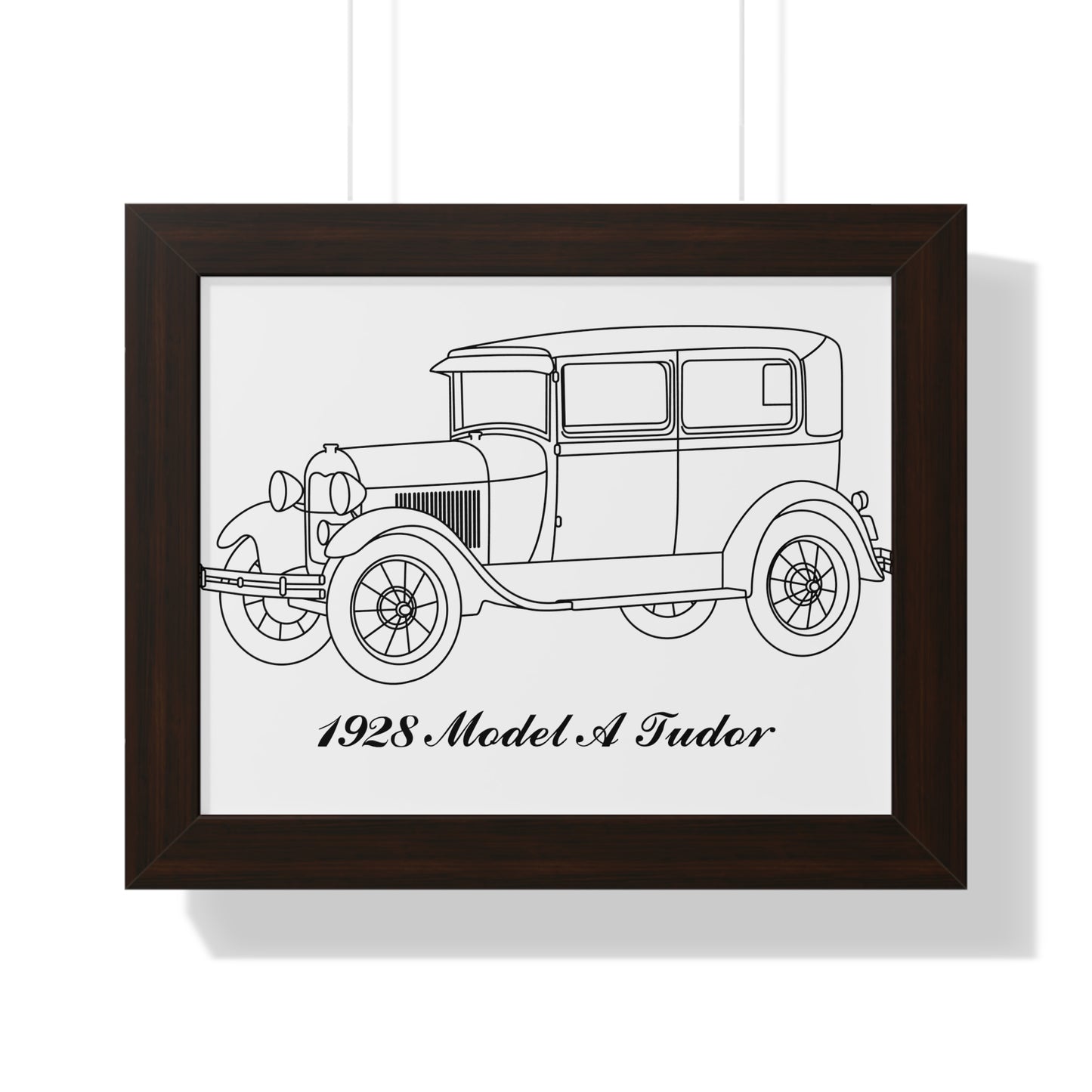 1928 Tudor Framed Drawing