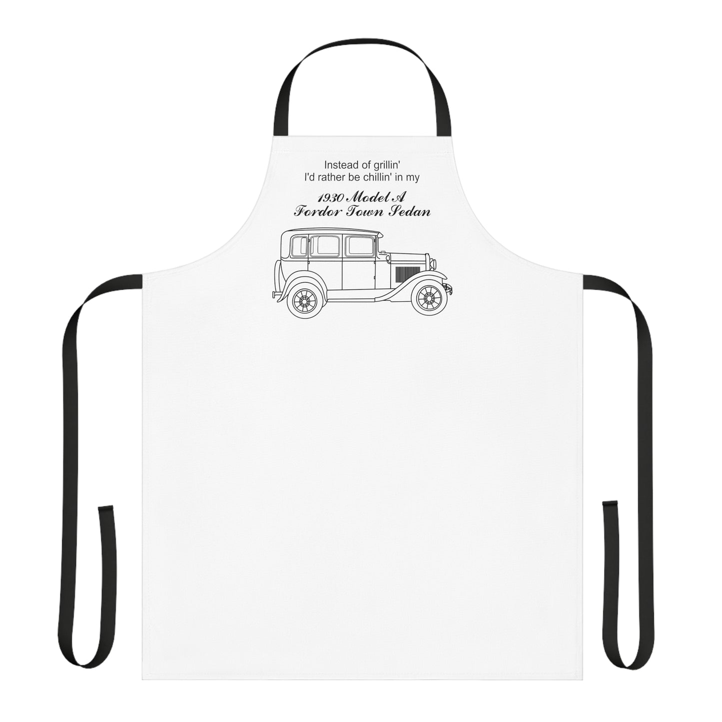 1930 Fordor Town Sedan Grillin' Apron