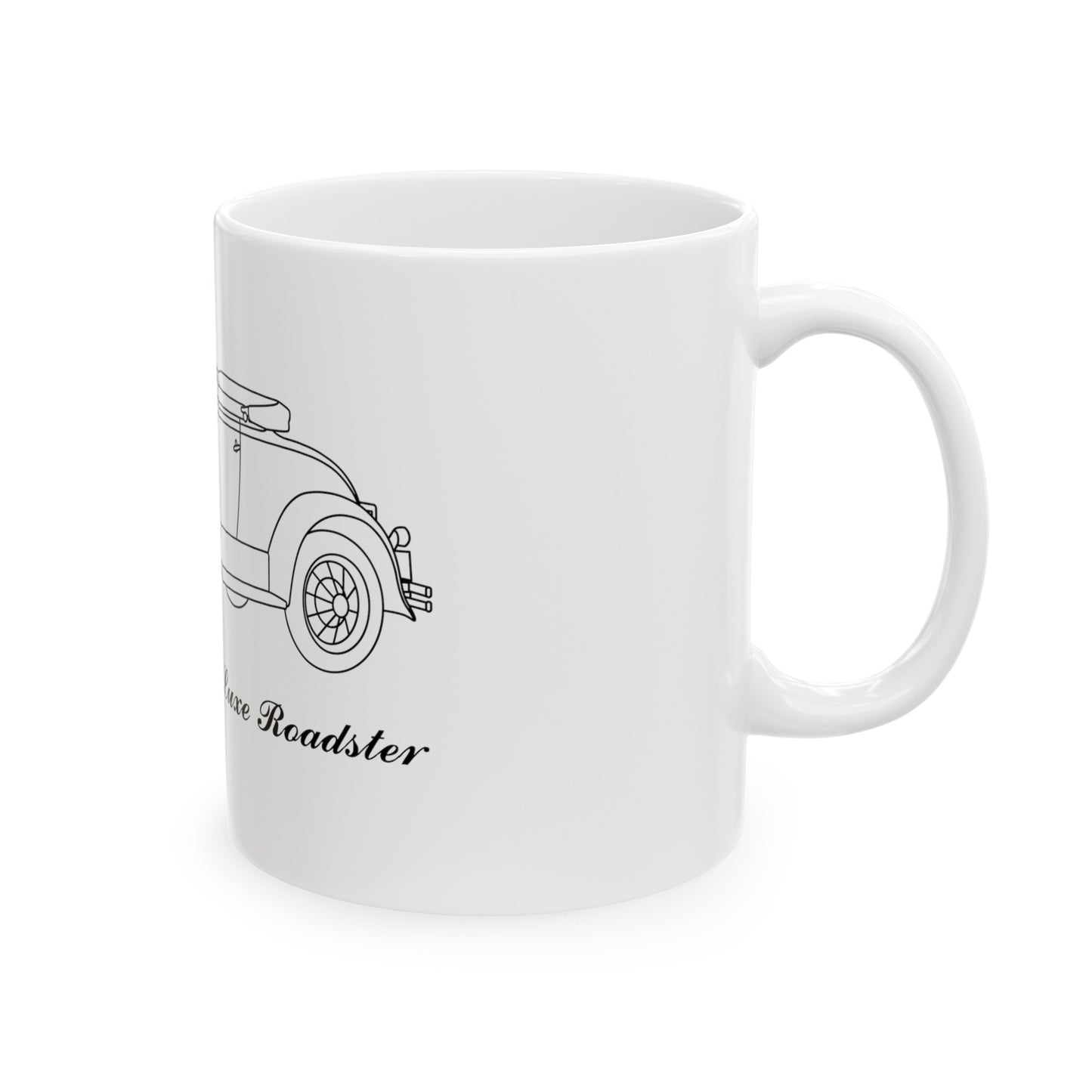 1930 De Luxe Roadster White Mug